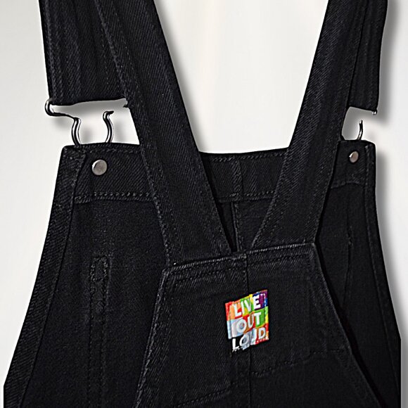 Sonoma Community Adult Unisex Short Overalls–Casual Denim Summer Outfit–Size S - Picture 7 of 11